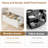 6/7 Drawer Dresser for Bedroom, Freestanding Wood Chest, Modern Storage Cabinet for Living Room, Entryway, Hallway-1330929096