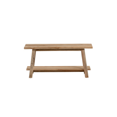 Safara Solid Wood Storage Bench