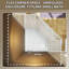 Porte de douche pivotante sans cadre Neo-angle en chrome, verre trempé, conception peu encombrante pour les salles de bain modernes