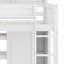 Lit mezzanine simple avec tablettes et garde-robe-1270372115
