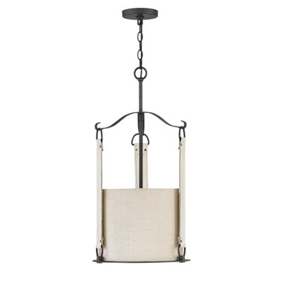 Telluride 3 - Light Shaded Drum Chandelier