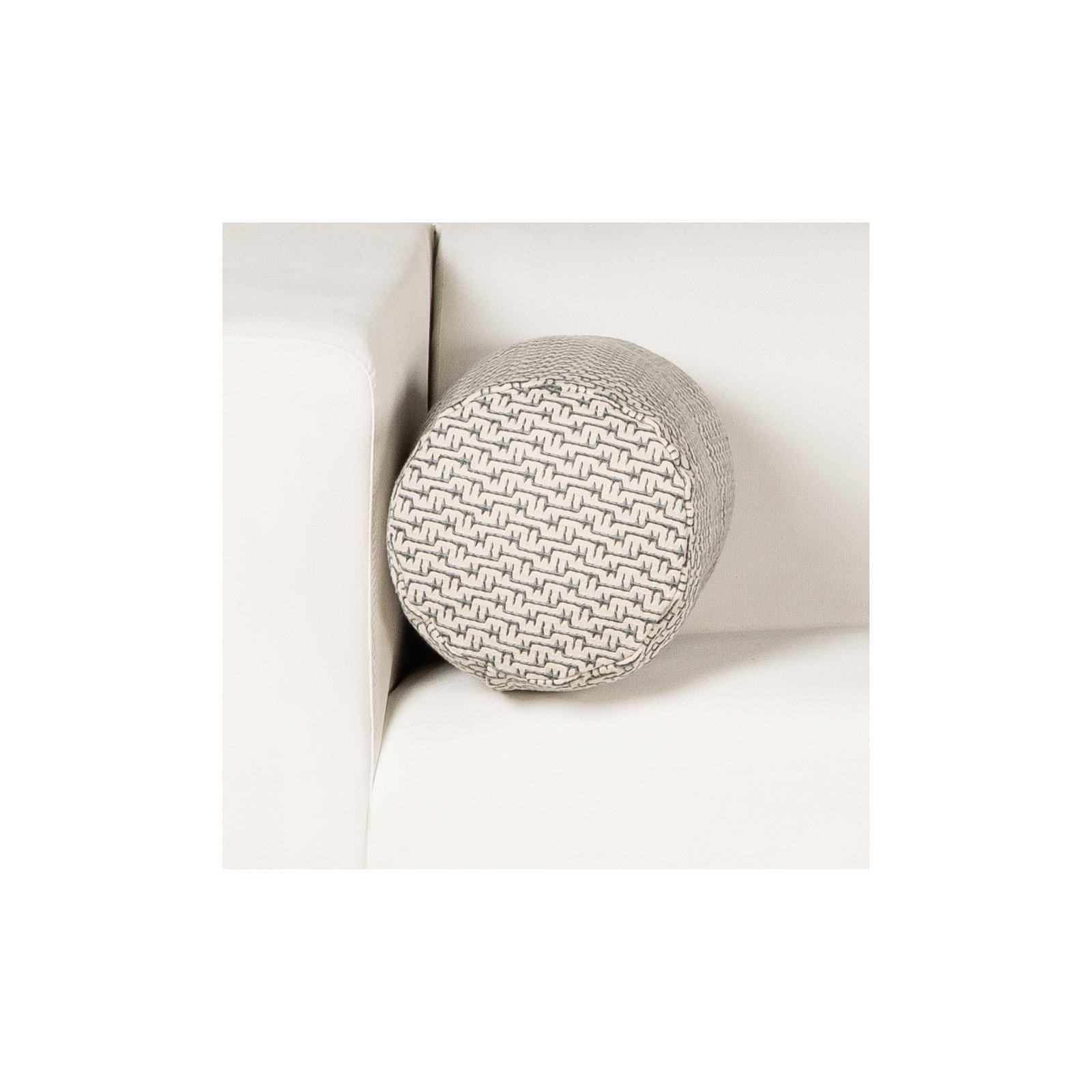 Cascade Geometric Bolster Pillow, Blue