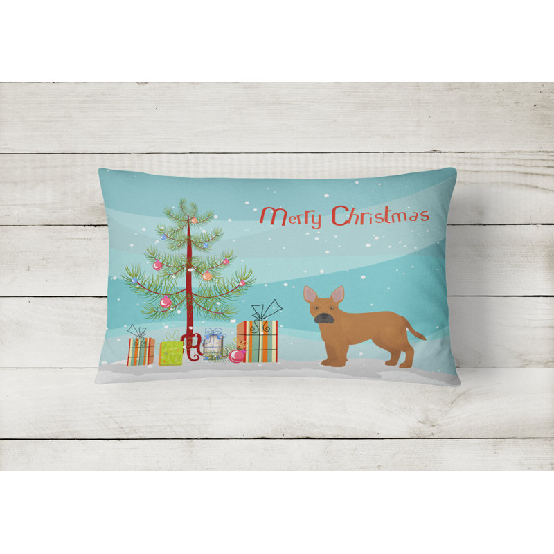  Coussin intérieur / extérieur, Croisement bouledogue français et pitbull brun cl
