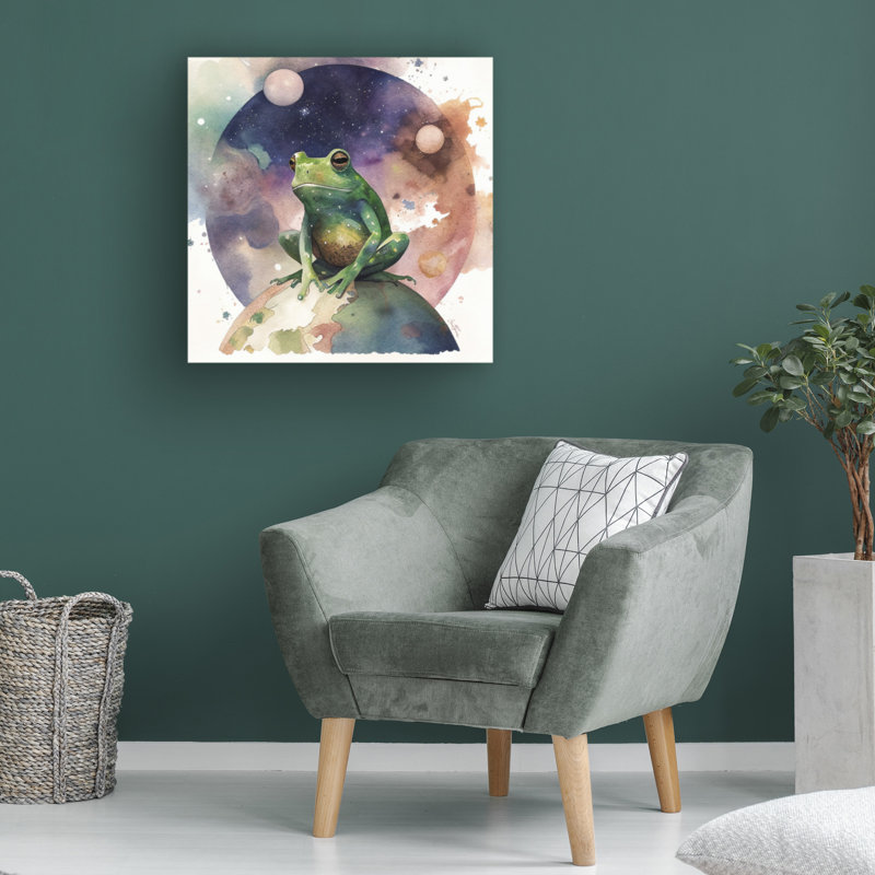 Art sur toile, «Frog bolologia Ben Heine», H 14 po x l 14 po