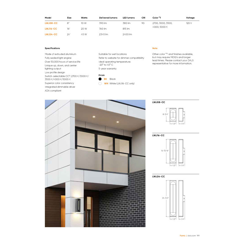 Aluminium LED Wall Light