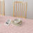Round Floral Cotton Twill Tablecloth