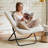 Folding Upholstered Saucer Chair-504496127
