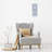 Frosted Glass and Mirror Wall Clock