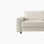 Canapé moderne en velours côtelé 3 places, beige, doux et confortable pour une utilisation toute l'année-2135668445
