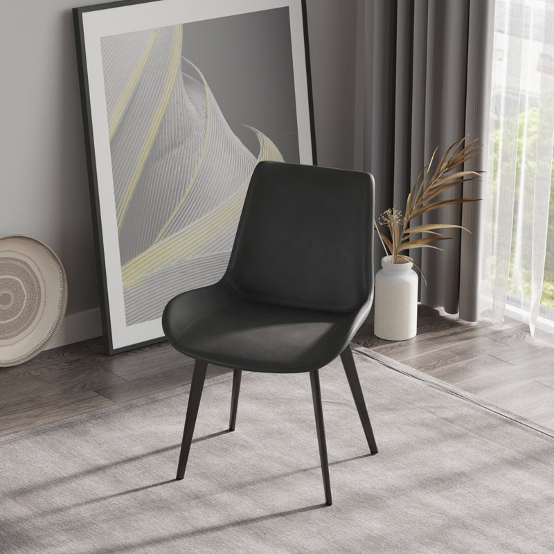 Chaise de salle à manger Jarvaris, Noir / gris