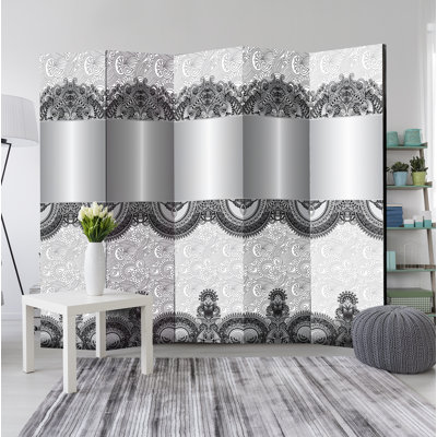 Carmine Solid Wood Folding Room Divider