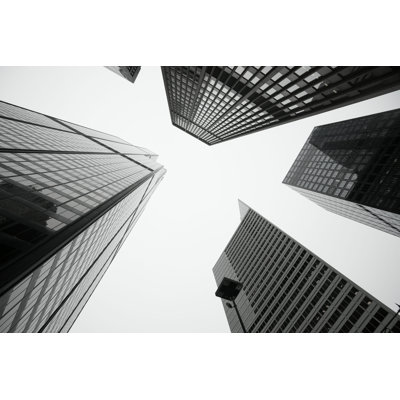Towering Architecture And Cityscapes - Wrapped Canvas Photograph