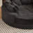 Dadrien 78.5-Inch Mid-Century Modern Futon With Corduroy Fabric And Neck Pillow Design-121793486