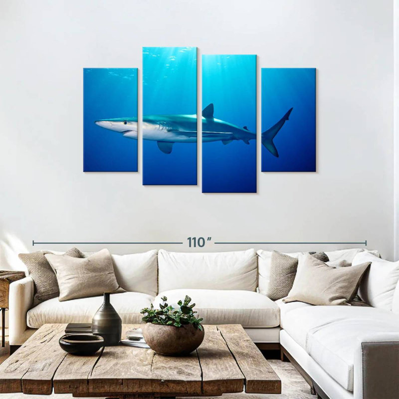 Blue Shark In Gordon's Bay, 48" H x 75" W