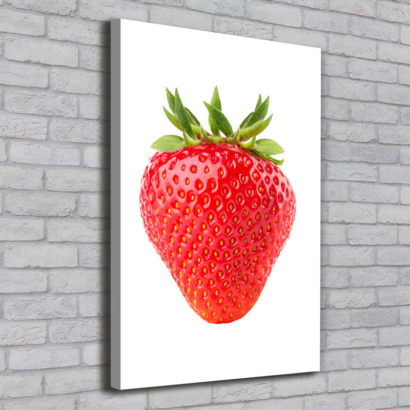 Strawberry - Wrapped Canvas Print