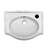 Whitehaus 15" Small Traditional Wall Mount Basin with Integrated Oval Bowl-60763758