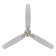 54" Blitzen 3 - Blade Smart Ceiling Fan With Remote Control Included, Works With Google Assistant, Amazon Alexa, iOS And Android APP