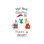 «May Your Christmas Be« Furry »And Bright On Canvas» par Deb Strain Print
