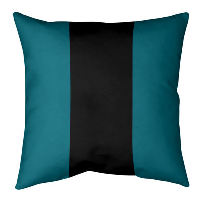 San Jose Hockey Striped Pillow