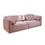 Causeuse-coussin modulaire en tissu rose-1336753877