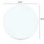 39,3 pouces, plateau de table rond en verre trempé 3/8, haute résistance, supporte facilement les charges lourdes,