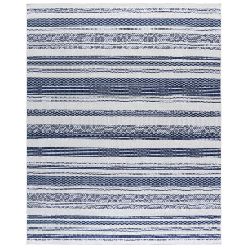Laris Performance Performance Striped Rug, Rectangle 8' x 10'