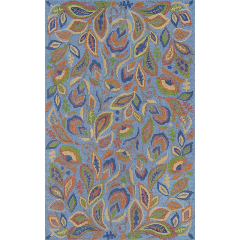 Florals Area Rug, 5' x 8'