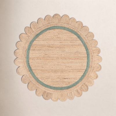 Inaki Hand-Woven Geometric Jute Rug