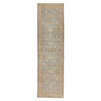 Tapis de couloir en laine noué à la main