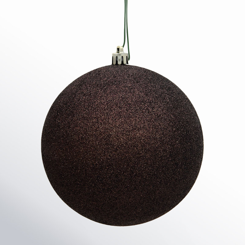 Ornement boule des Fêtes, Chocolat, H 2,75 po x l 2,75 po x P 2,75 po