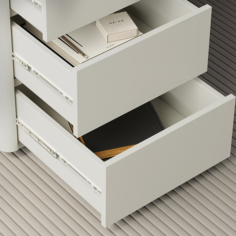 Bureau italien moderne, H 29,53 po x l 70,87 po x P 27,56 po