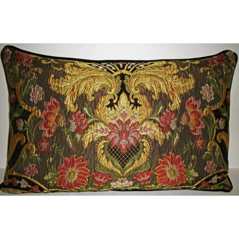 Oreiller en velours de soie Cantonberry