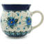 Forget Me Not Stoneware Coffee Mug