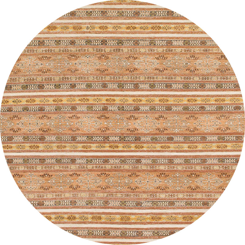 Tapis abstrait moderne 1455, Rond 8 pi