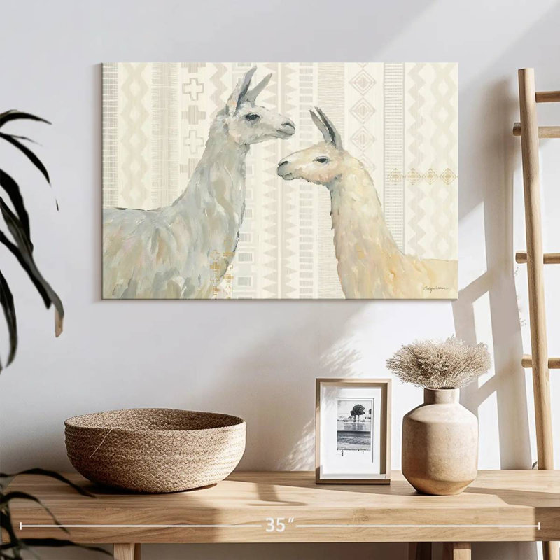 Brampt Llama Land I, 16" H x 24" W