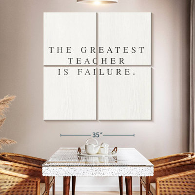 Greatest Teacher Is Failure