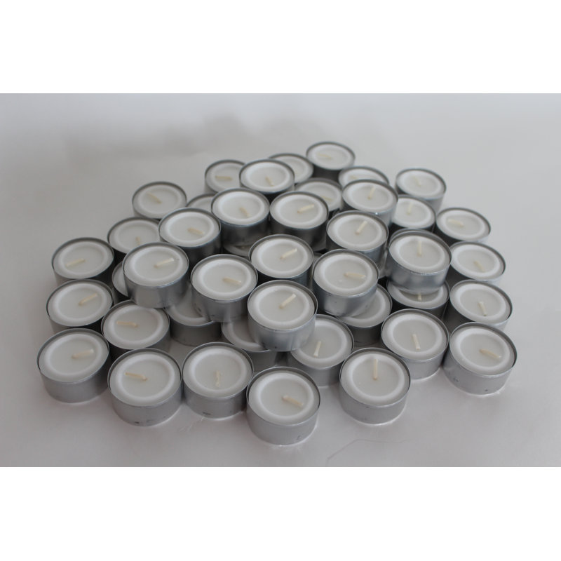 Ensemble de bougies chauffe-plat 50 pièces Tealights
