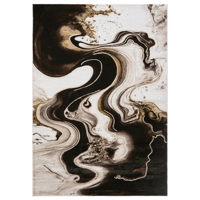 Tapis moderne abstrait abstrait Tabernash
