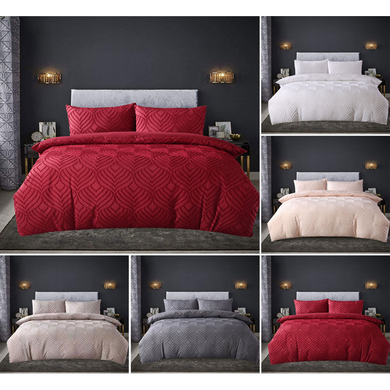 Scrivner Duvet Set Easy To Care Breathable And Evergreen Product Perfect All Season