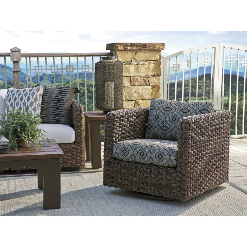 Kilimanjaro Swivel Patio Chair with Cushions