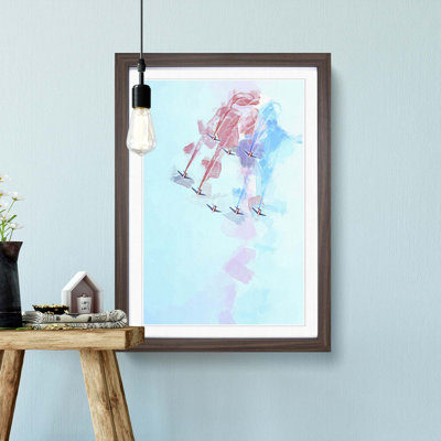 Planes in Formation - Framed Print