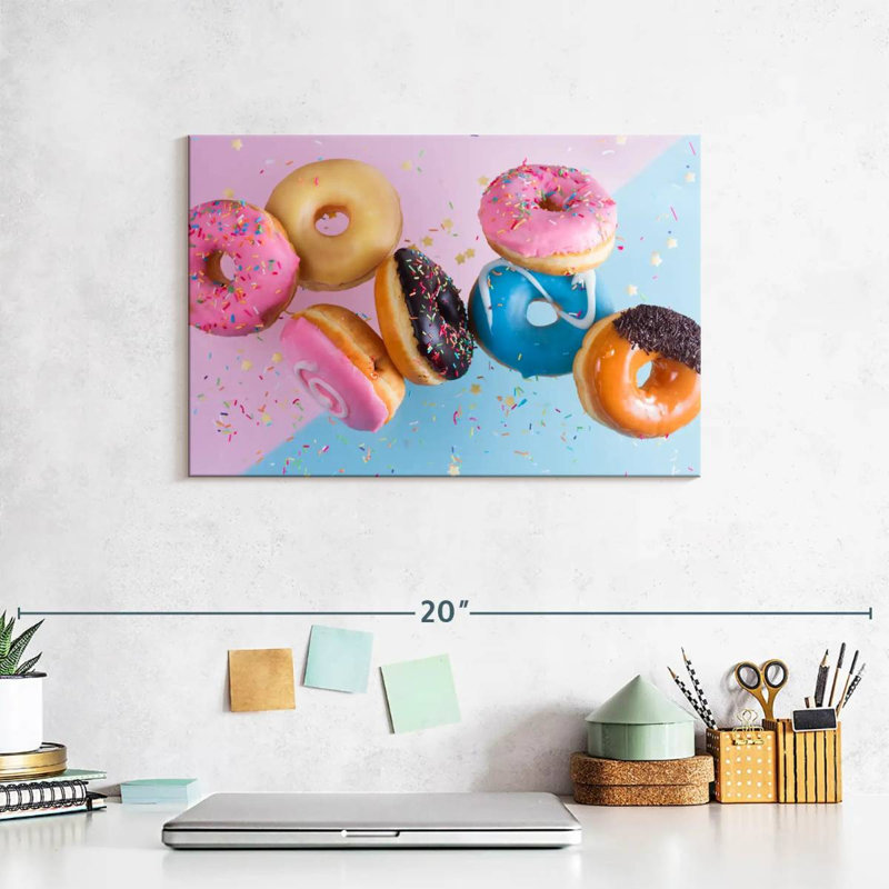 Yarlin Doughnut Party, 8" H x 12" W