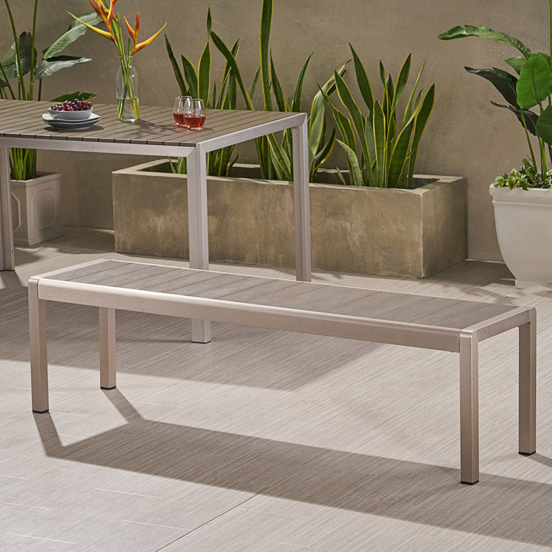 Outdoor Modern Dining Bench