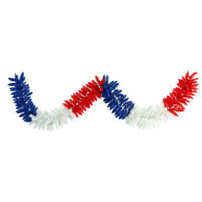 108'' in. Lighted Faux Pine Garland