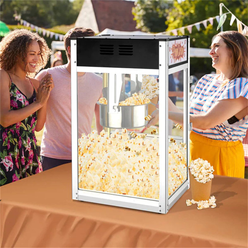 Comptoir de machine à maïs soufflé 1400W 120V 12Oz