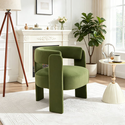 Fauteuil d'appoint 3 pieds Modern