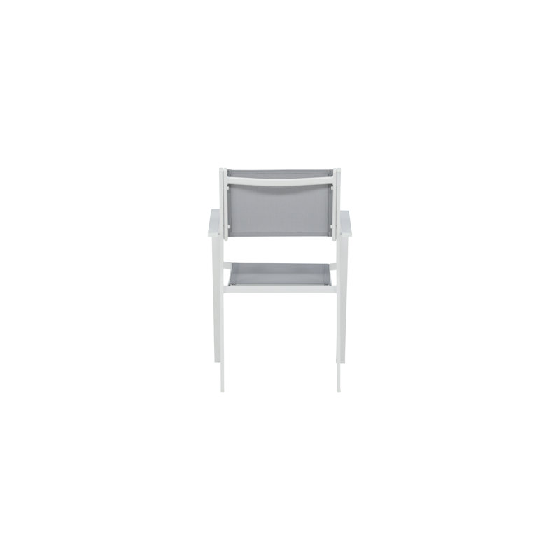 Copacabana Stacking Chair - White/Grey