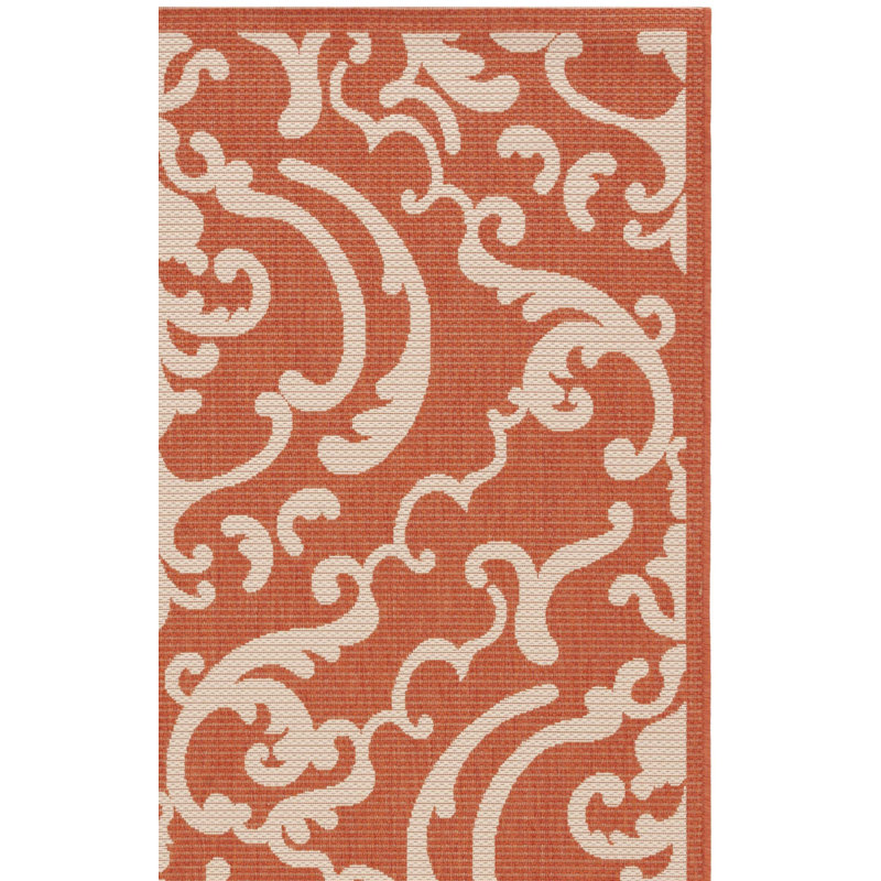 Cherene Performance Oriental Indoor/Outdoor Area Rug, Rectangle 6'7" x 9'6"
