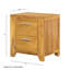 Table de chevet 20,7 x 15,4 x 22 po