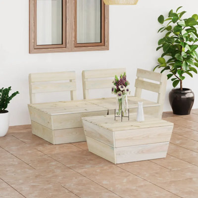 Trey 2 Seater Conversation Set